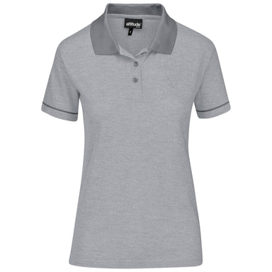 Ladies Verge Golf Shirt - Blue L / Light Grey / LGY