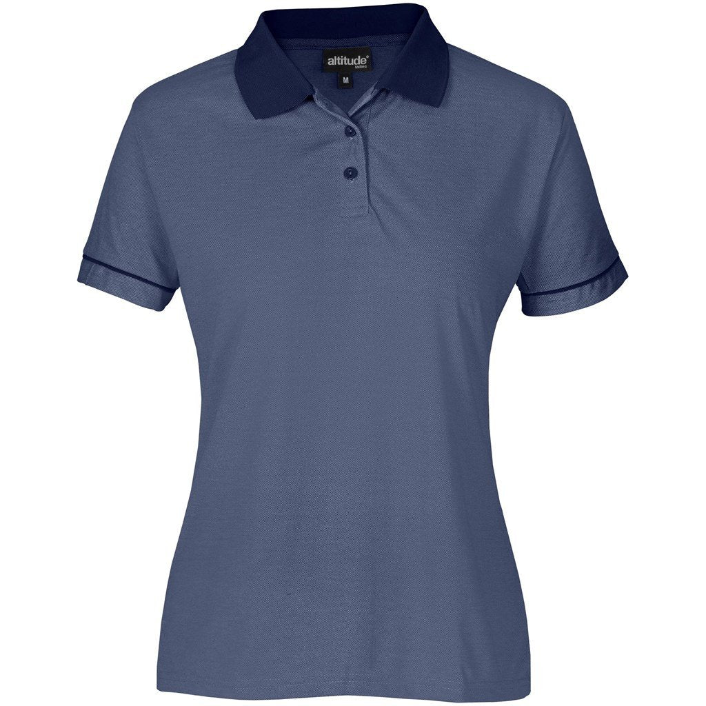 Ladies Verge Golf Shirt  - Red