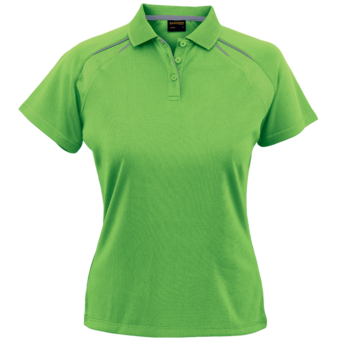 Ladies Vortex Golfer Lumo Green / 5XL / Regular - Golf Shirts