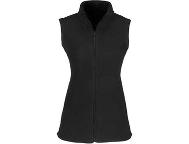 Ladies Yukon Micro Fleece Bodywarmer - Black Only-
