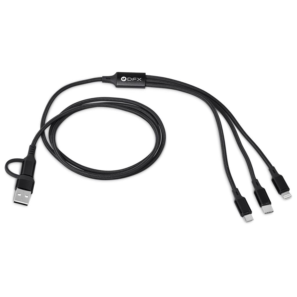 Lancashire Fast Charge Multi-Cable BLACK - Chargers and Adaptors,Phone Accessories,Tech Accessories
