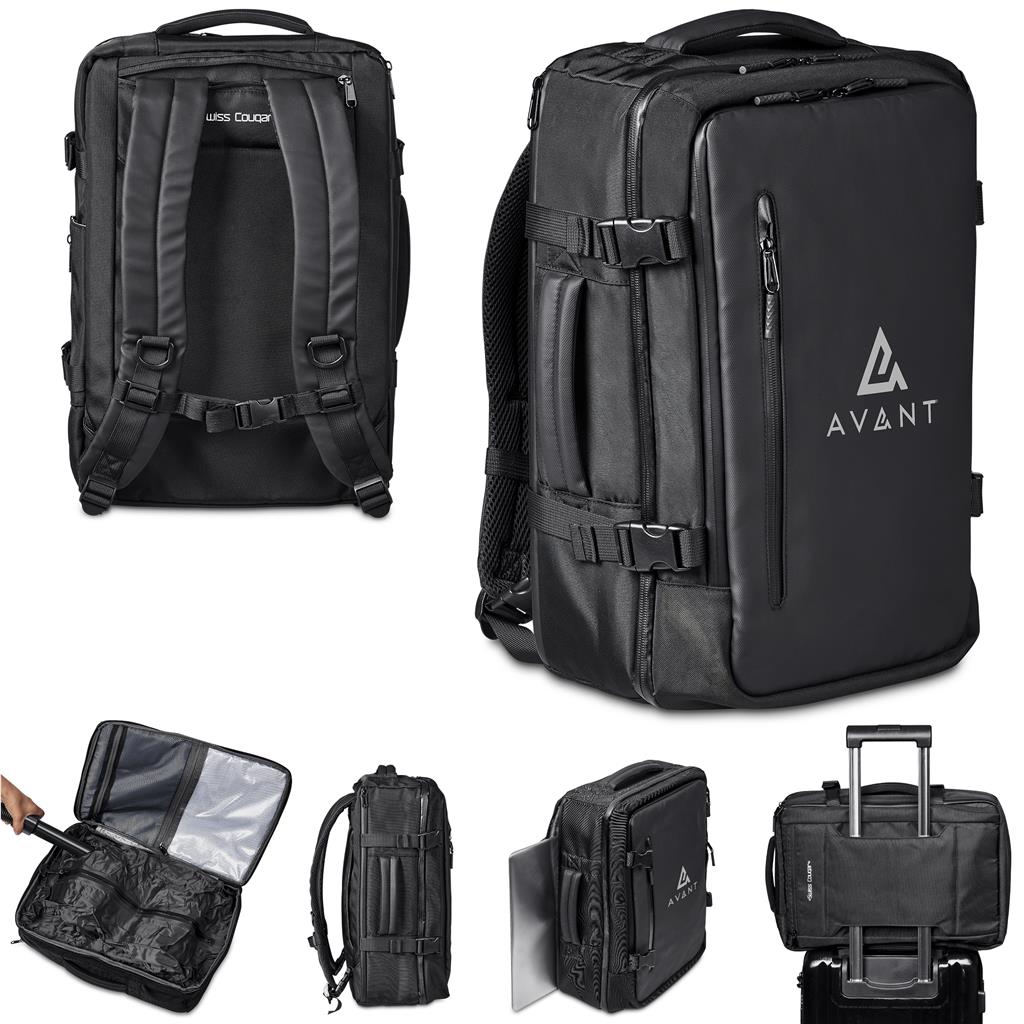 Lancaster Hybrid Laptop Backpack BLACK - Backpacks,Laptop Bags,Bags,Travel Essentials,Bags