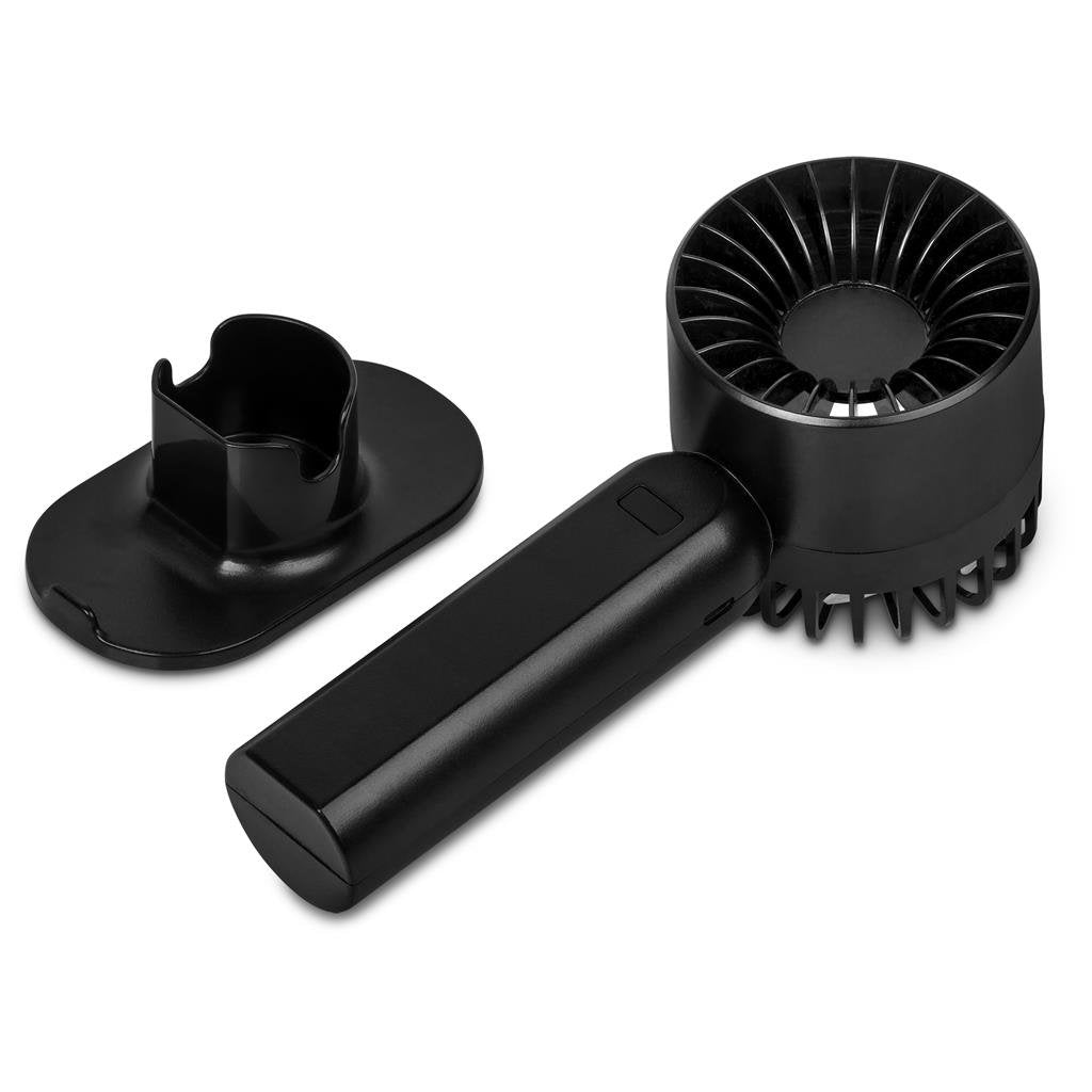 Laqueta Rechargeable Handheld Mini USB Fan BLACK - Desktop Mobile Accessories,Technology