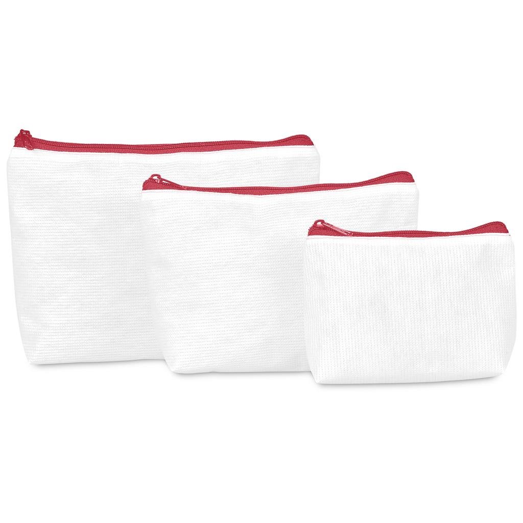 Custom Leanne Recycled PET Stitch-Bond Maxi Toiletry Bag - and Cosmetic Bags,Custom Bags