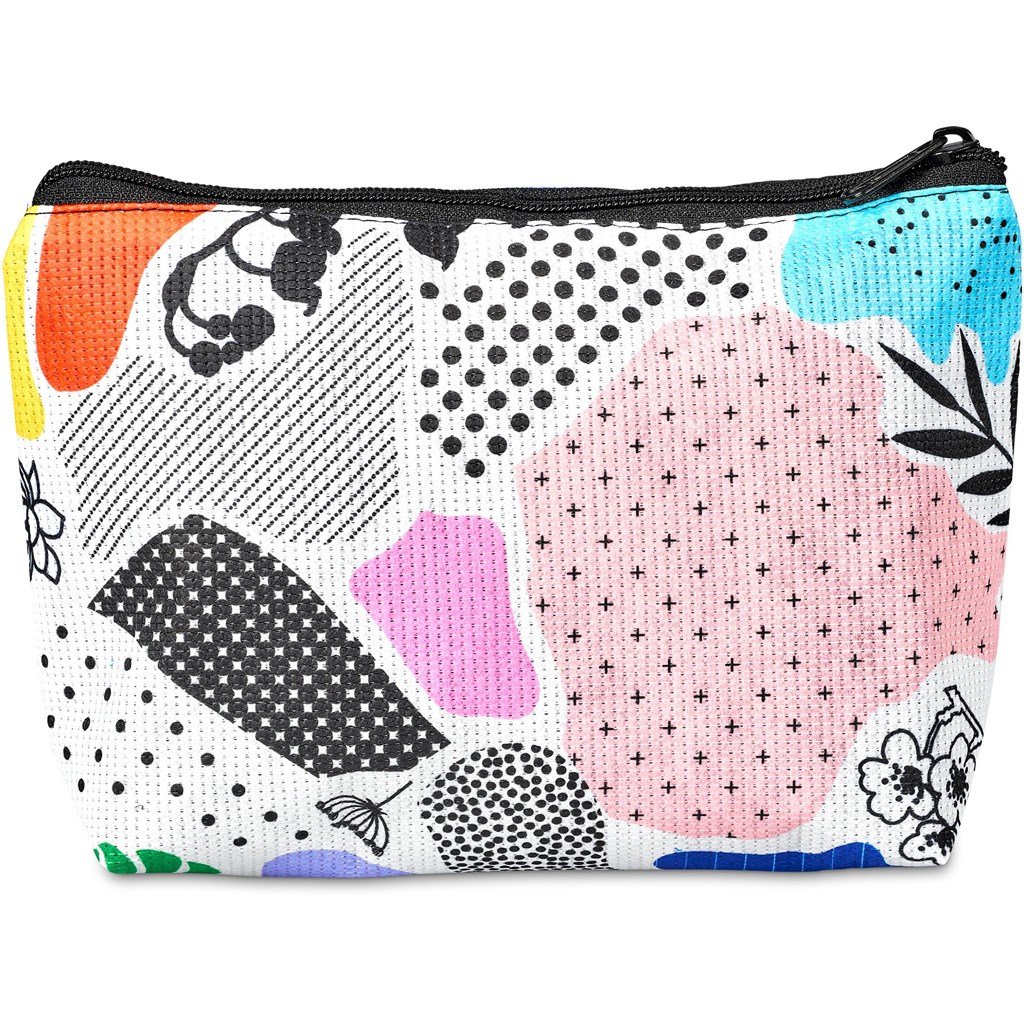 Custom Leanne Recycled PET Stitch-Bond Midi Toiletry Bag - and Cosmetic Bags,Custom Bags
