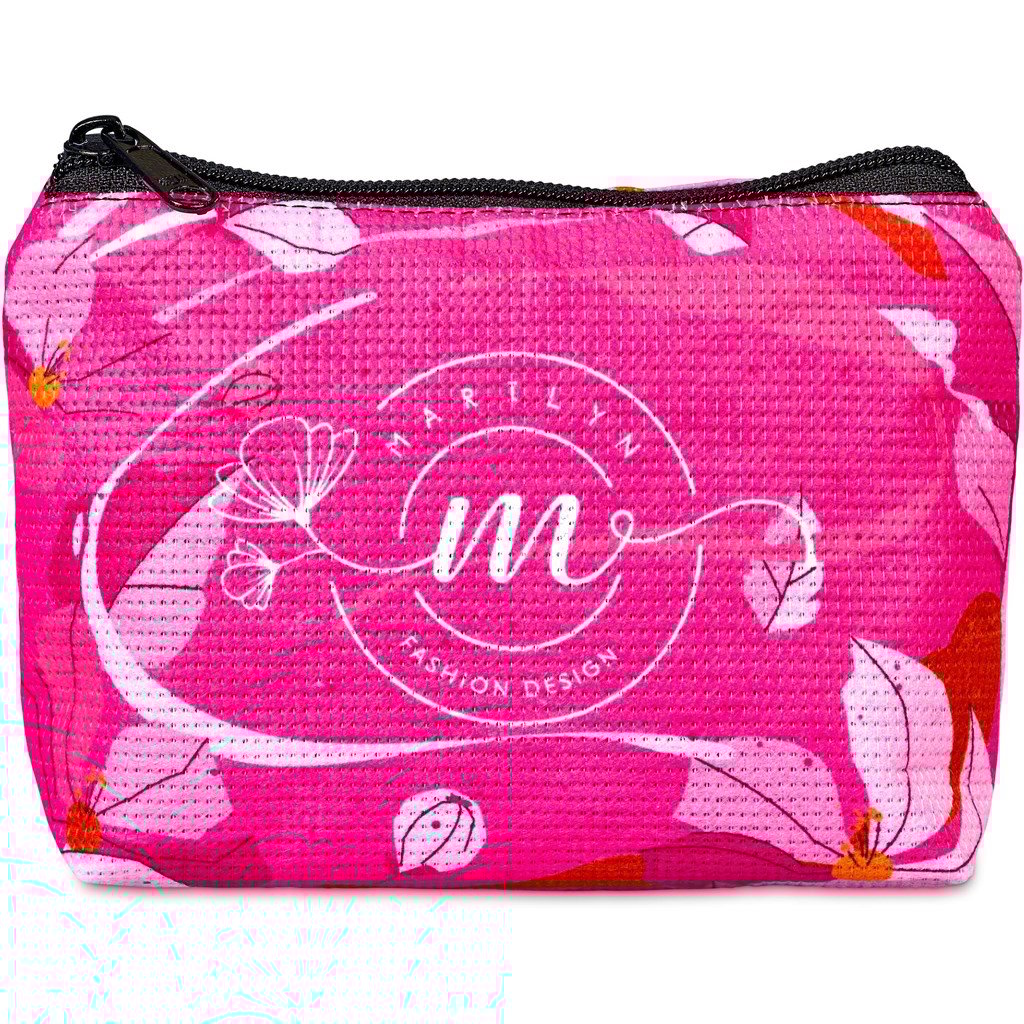 Custom Leanne Recycled PET Stitch-Bond Mini Toiletry Bag - and Cosmetic Bags,Custom Bags
