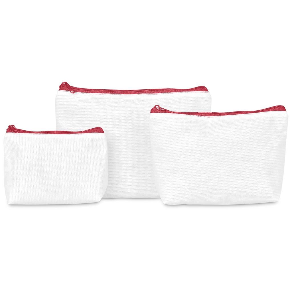 Custom Leanne Recycled PET Stitch-Bond Mini Toiletry Bag - and Cosmetic Bags,Custom Bags