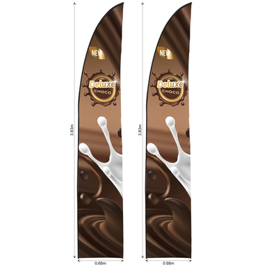 Legend 3m Sublimated Arcfin Flying Banner Skin (Set Of 2)-Banners