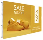 Legend Double-Sided Straight Banner Wall 3.7mx2.25m-Banners