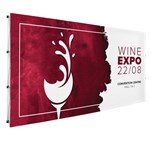 Legend Double-Sided Straight Banner Wall 4.45m x 2.25m - Banners