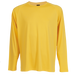 Long Sleeve Polyester T-Shirt Yellow / SML / Regular - T-Shirts