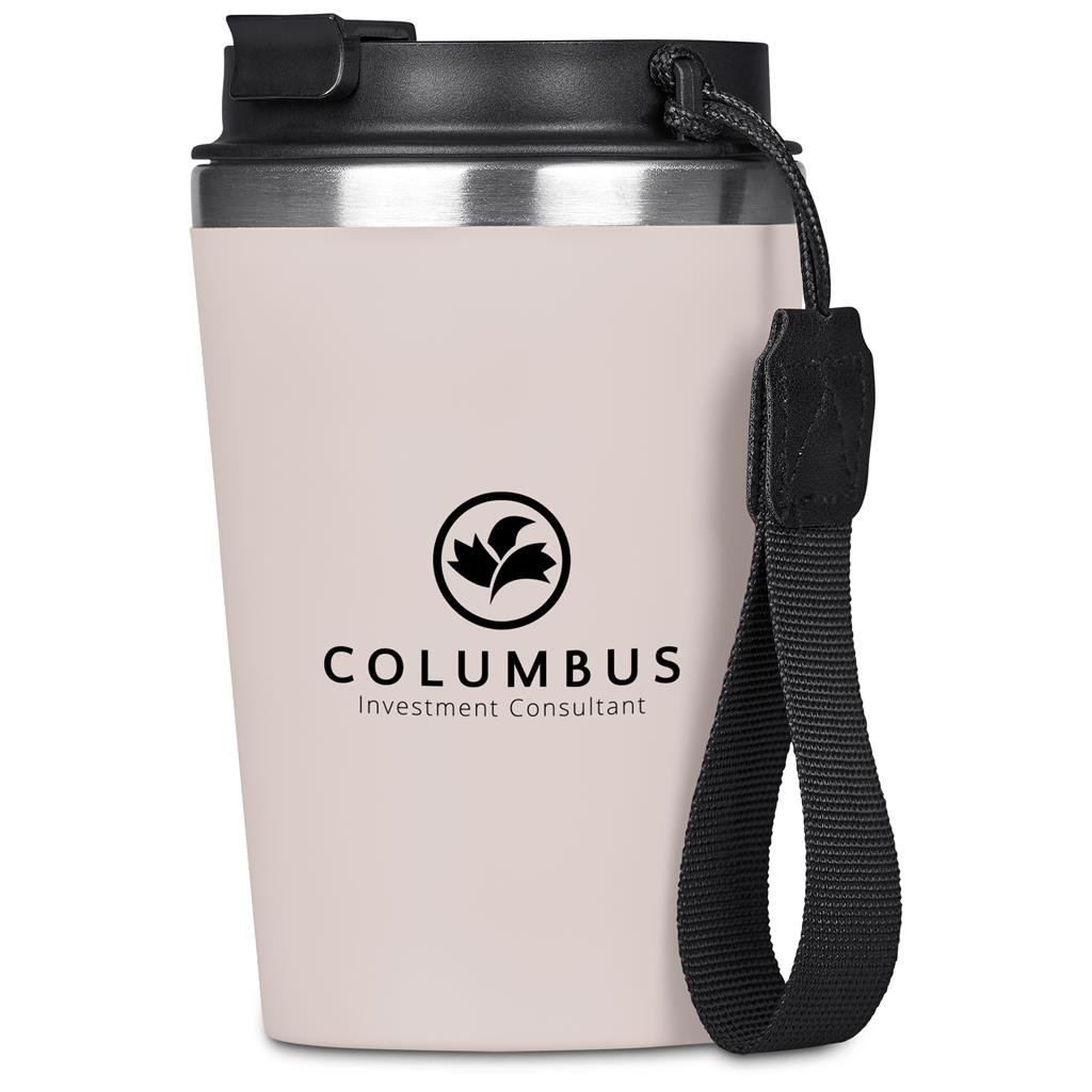 Luca Stainless Steel & Plastic Double-Wall Tumbler – 350ml - Travel Mugs and Tumblers,Drinkware