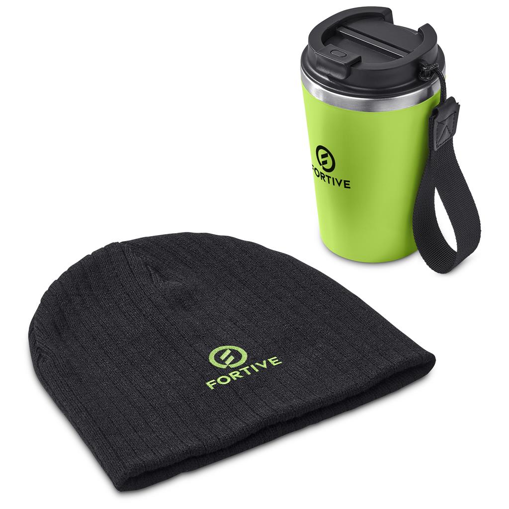 Luca Winter Gift Set LIME - Sets,Headwear Sets,Winter Sets