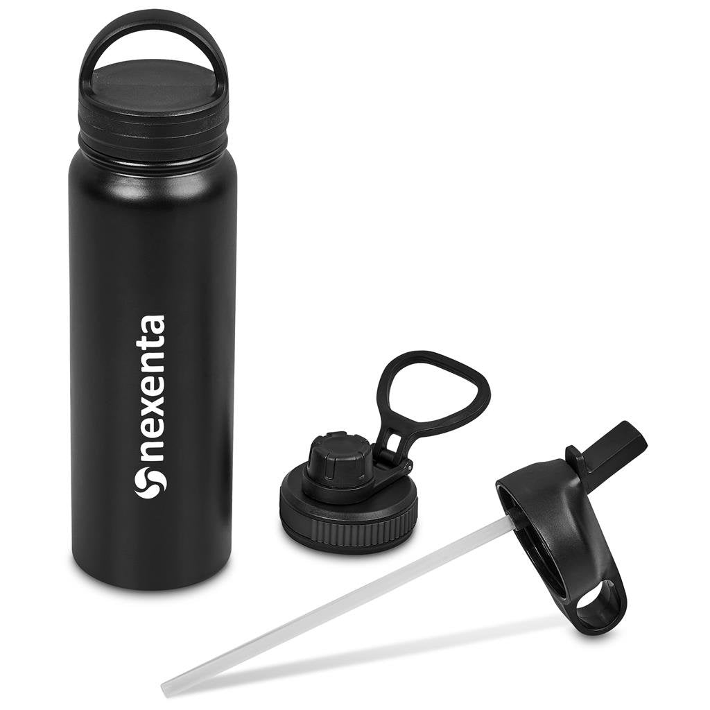Madeira Exchangeable Lids Bottle Gift Set BLACK - Sets,Drinkware Sets