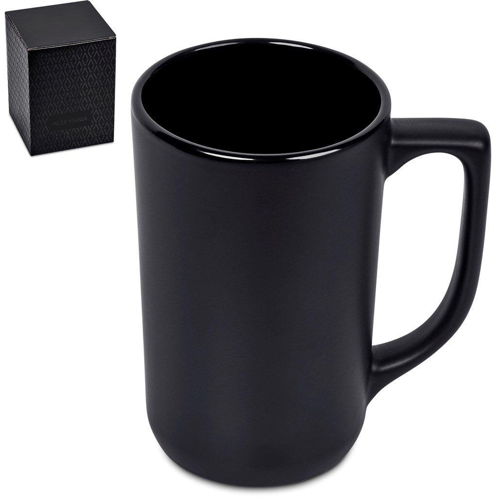 Marcella Ceramic Coffee Mug – 540ml BLACK - Mugs,Drinkware