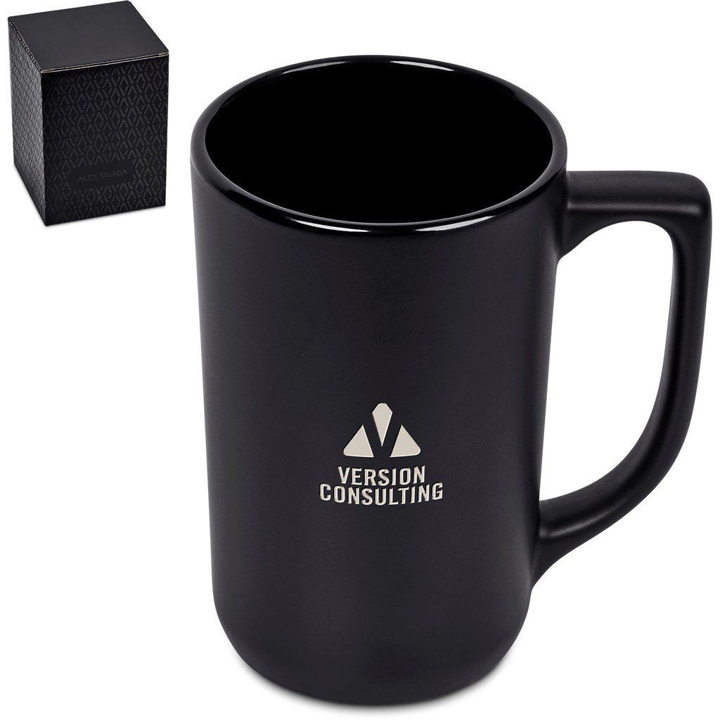 Marcella Ceramic Coffee Mug – 540ml BLACK - Mugs,Drinkware