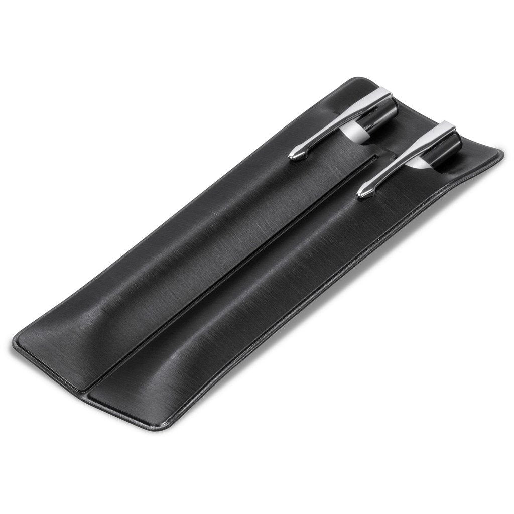 Marvin Double Pen Pouch Black / BL