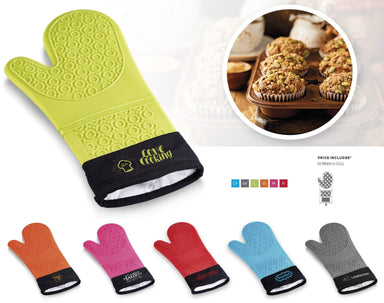 Masterclass Silicone Oven Glove (Single) - Lime