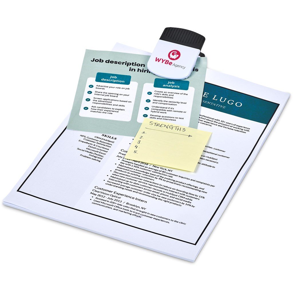 Maxim Magnetic Memo Clip SOLID WHITE - Stationery,Stationery