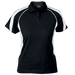 Maxima Golfer Ladies Black/White / XS / Regular - Golf Shirts