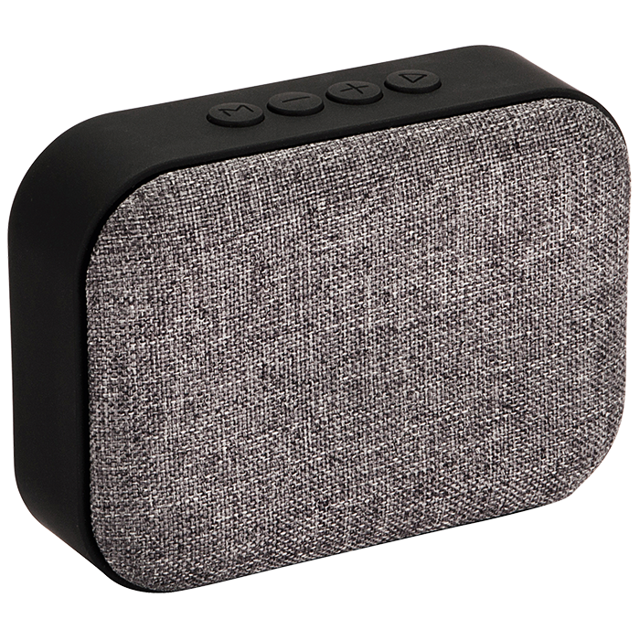 Melange Fabric Bluetooth Speaker Grey / STD / Last Buy - Technology