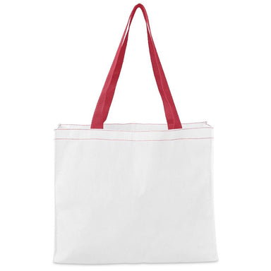 Custom Menlyn Recycled PET Stitch-Bond Shopper RED - and Tote Bags,Custom Bags