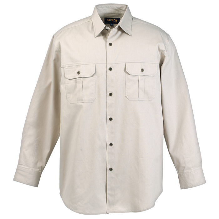 Mens Bush Shirt Long Sleeve - Shirts-Outdoor