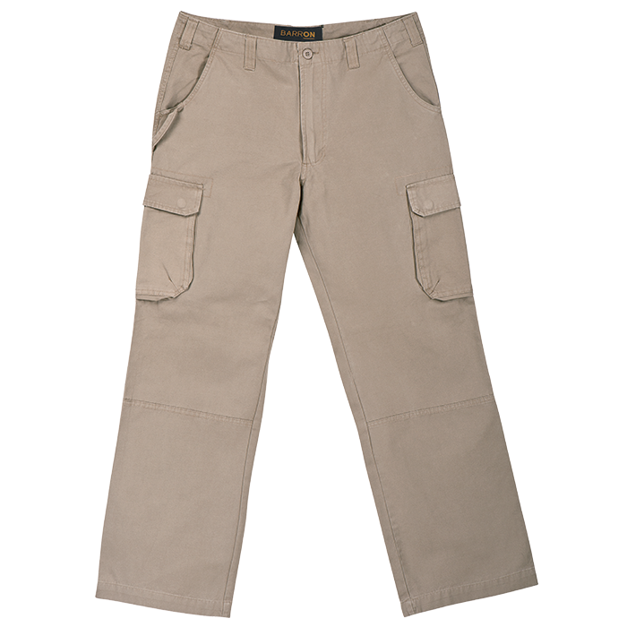 Mens Cargo Pants Sand / 28 / Regular - Bottoms
