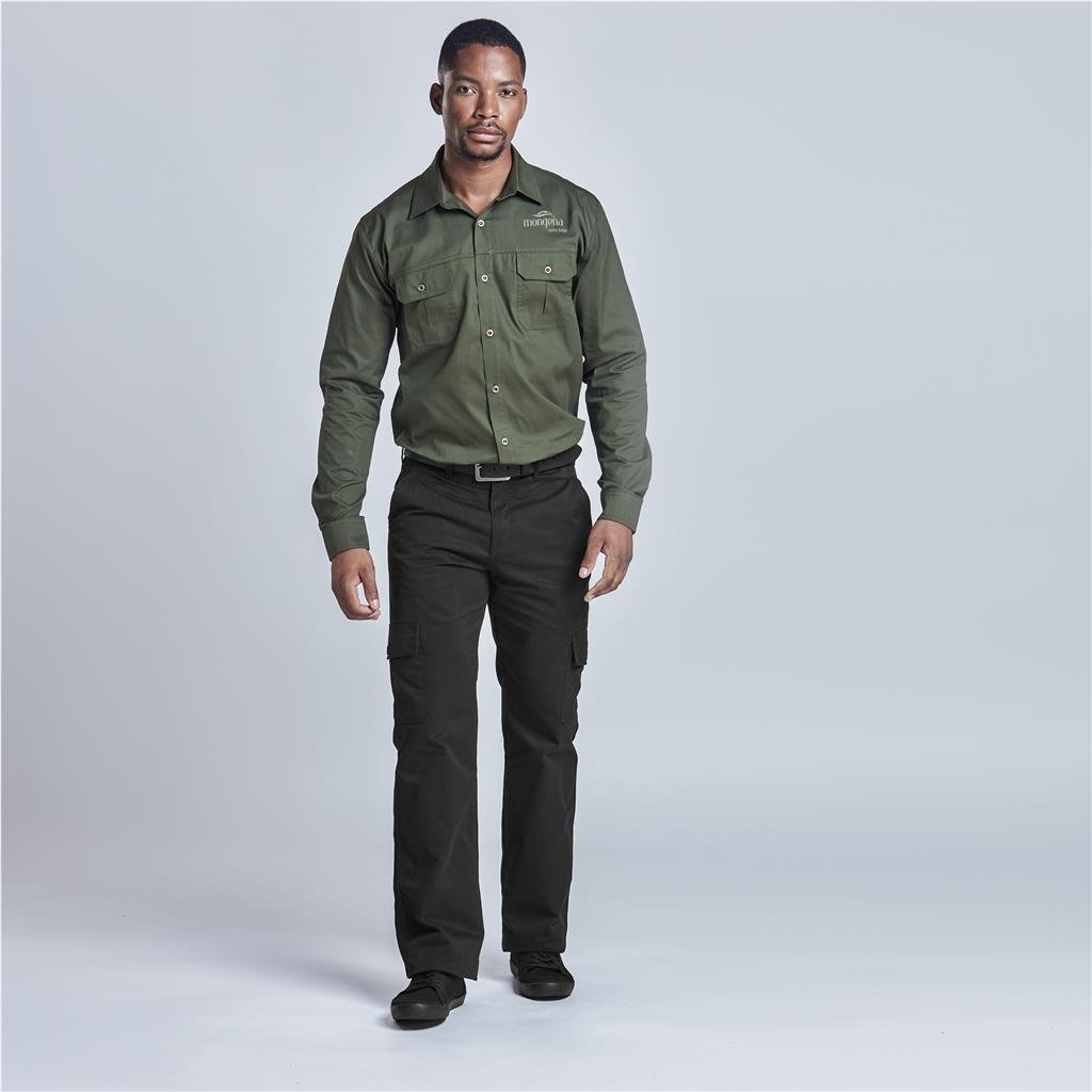 Mens Cargo Pants - Natural