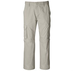 Mens Cargo Zip Off Pants-Pants-30-Stone-ST