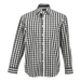 Mens Cedar Lounge Long Sleeve Black/White / SML / Regular - Shirts-Corporate