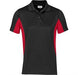 Mens Championship Golf Shirt-2XL-Black With Red-BLR