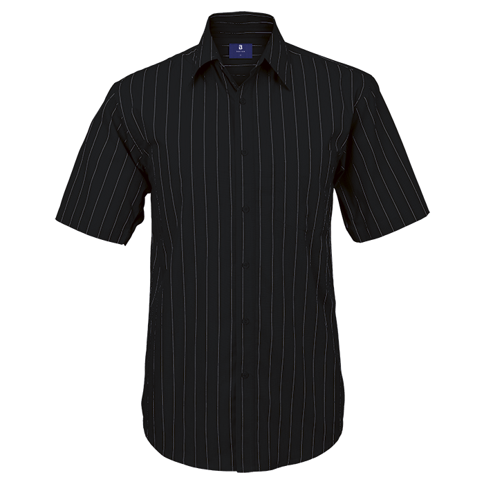 Mens Civic Lounge Short Sleeve Black/White / SML / Regular - Shirts-Corporate
