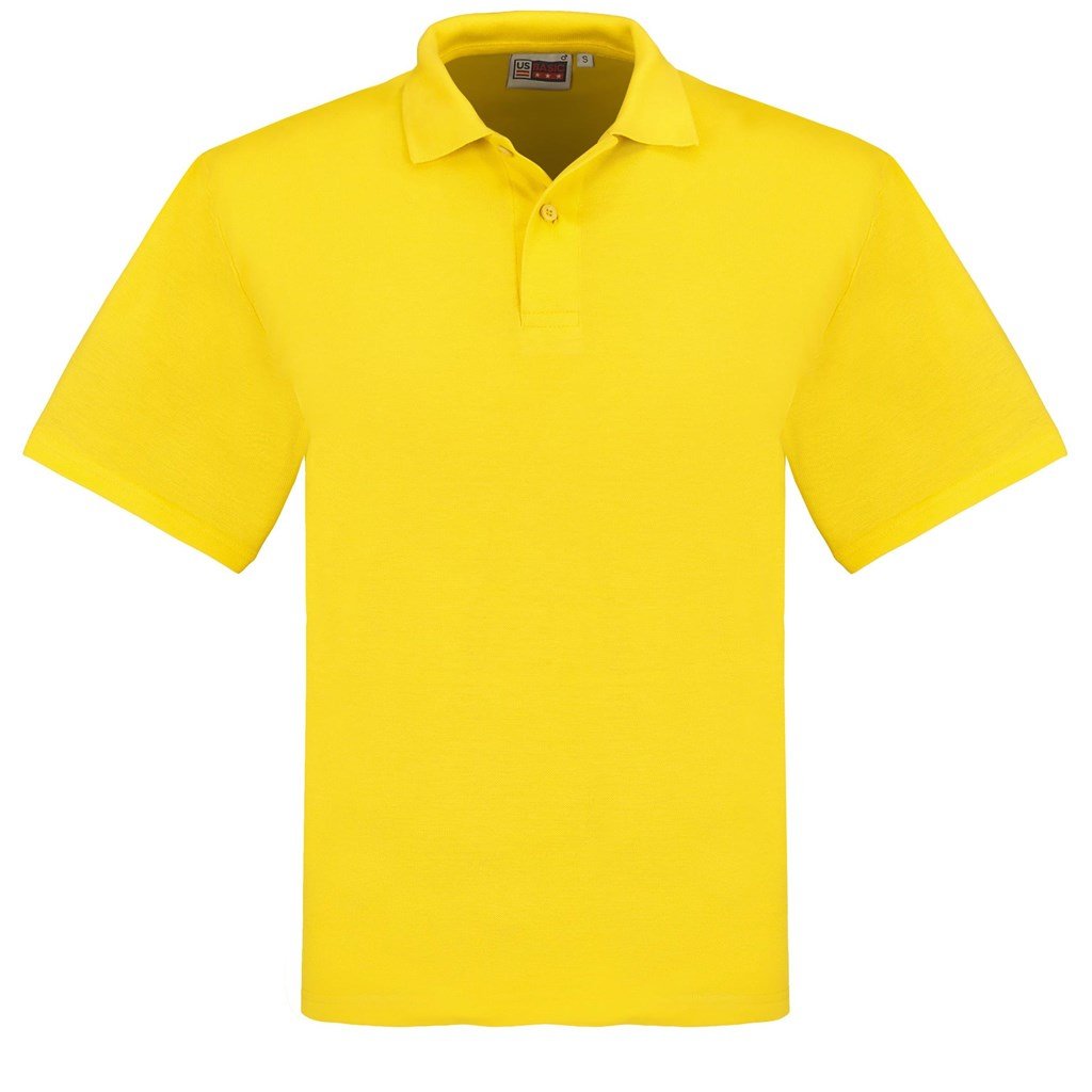 Mens Elemental Golf Shirt  - Orange