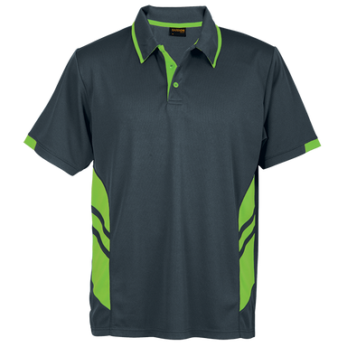 Mens Focus Golfer  Charcoal/Lime / SML / Regular - Golf