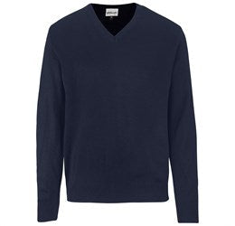 Mens Heavyweight Ecuador V-Neck Jersey-L-Navy-N