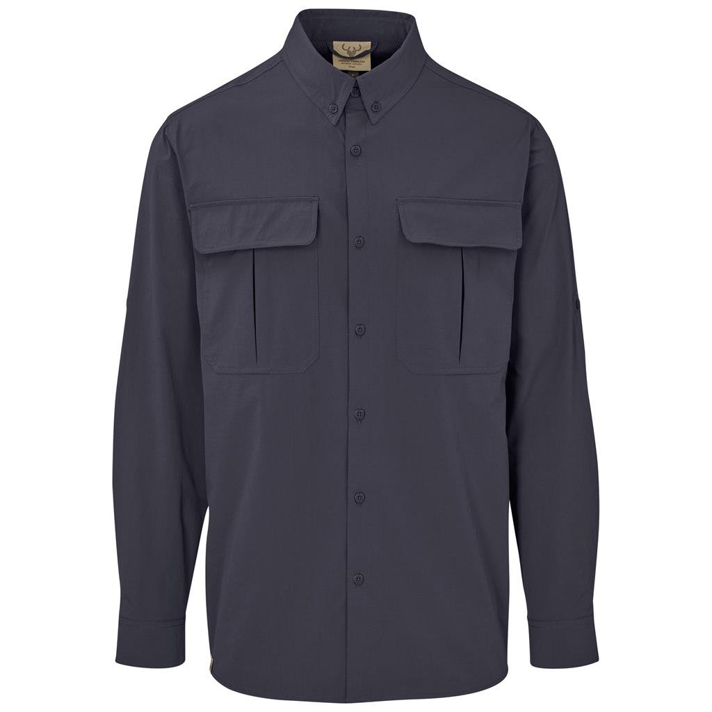 Mens Long Sleeve Amatola Shirt S / CHARCOAL - New Clothing 2025,Shirts,Utility Shirts