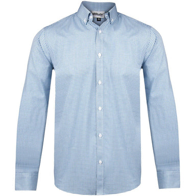 Mens Long Sleeve Edinburgh Shirt - Blue S / BLUE - Lounge Shirts,Lounge Shirts