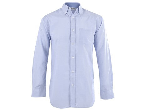 Mens Long Sleeve Lisbon Shirt - Sky Blue Only-