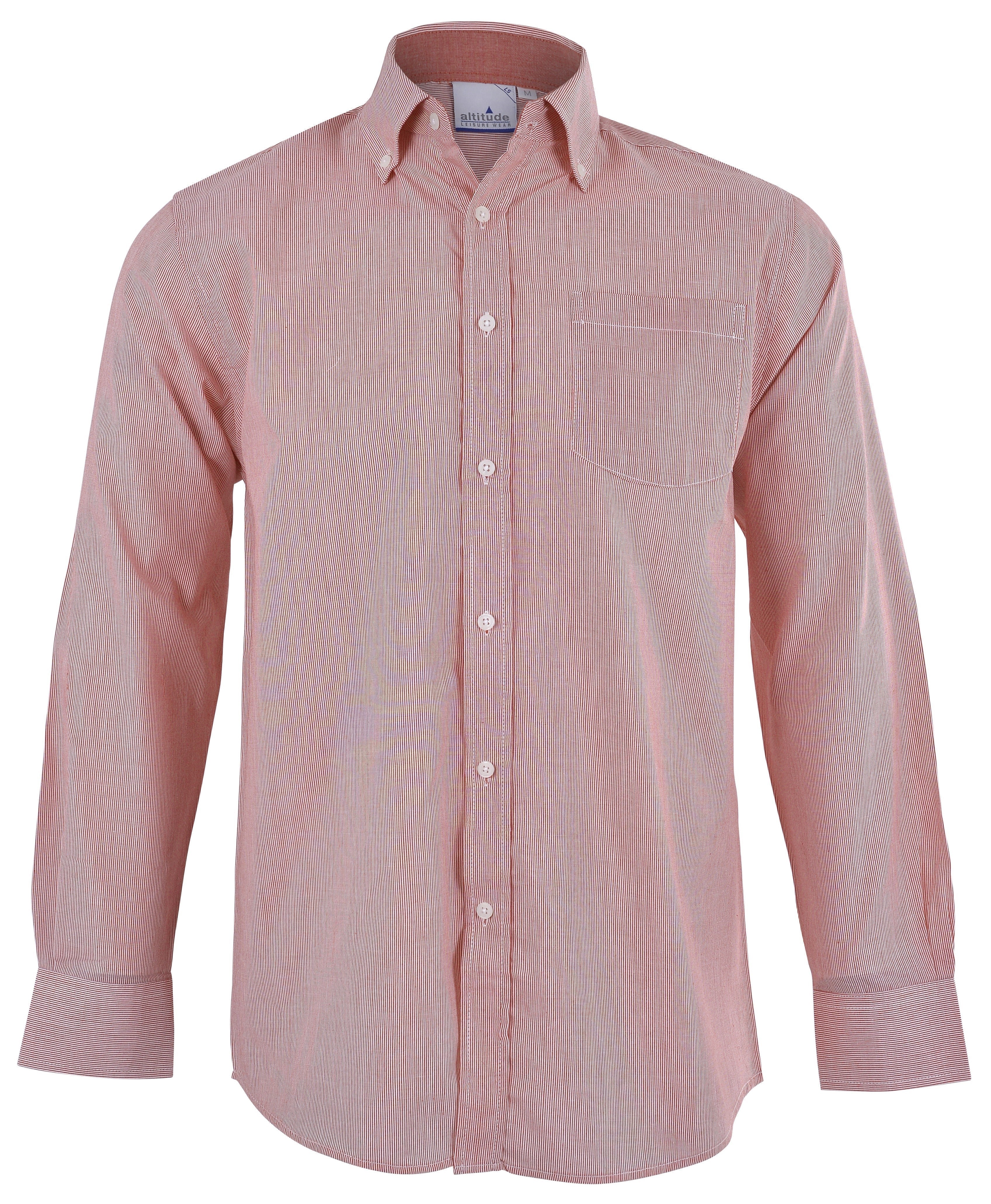 Mens Long Sleeve Lisbon Shirt - Sky Blue Only-