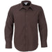 Mens Long Sleeve Manhattan Striped Shirt - Brown Old S / BROWN OLD - Lounge Shirts,Lounge Shirts
