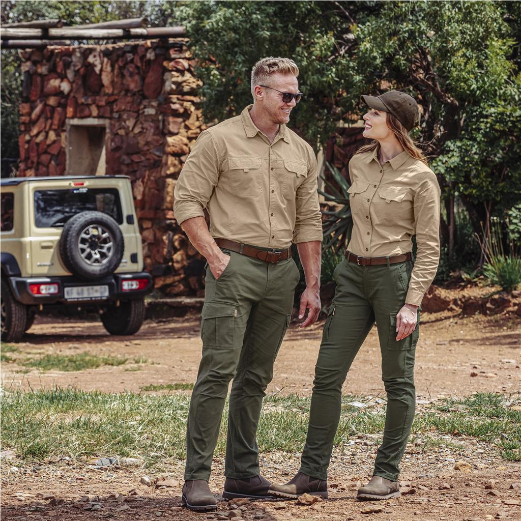 Mens Long Sleeve Mawenzi Twill Shirt - New Clothing 2025,Shirts,Utility Shirts