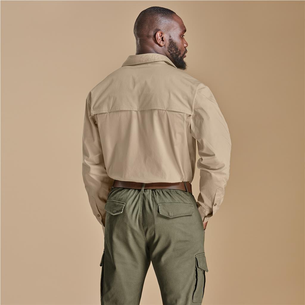 Mens Long Sleeve Mawenzi Twill Shirt - New Clothing 2025,Shirts,Utility Shirts