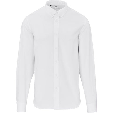 Mens Long Sleeve Sorrento Shirt S / WHITE - Lounge Shirts
