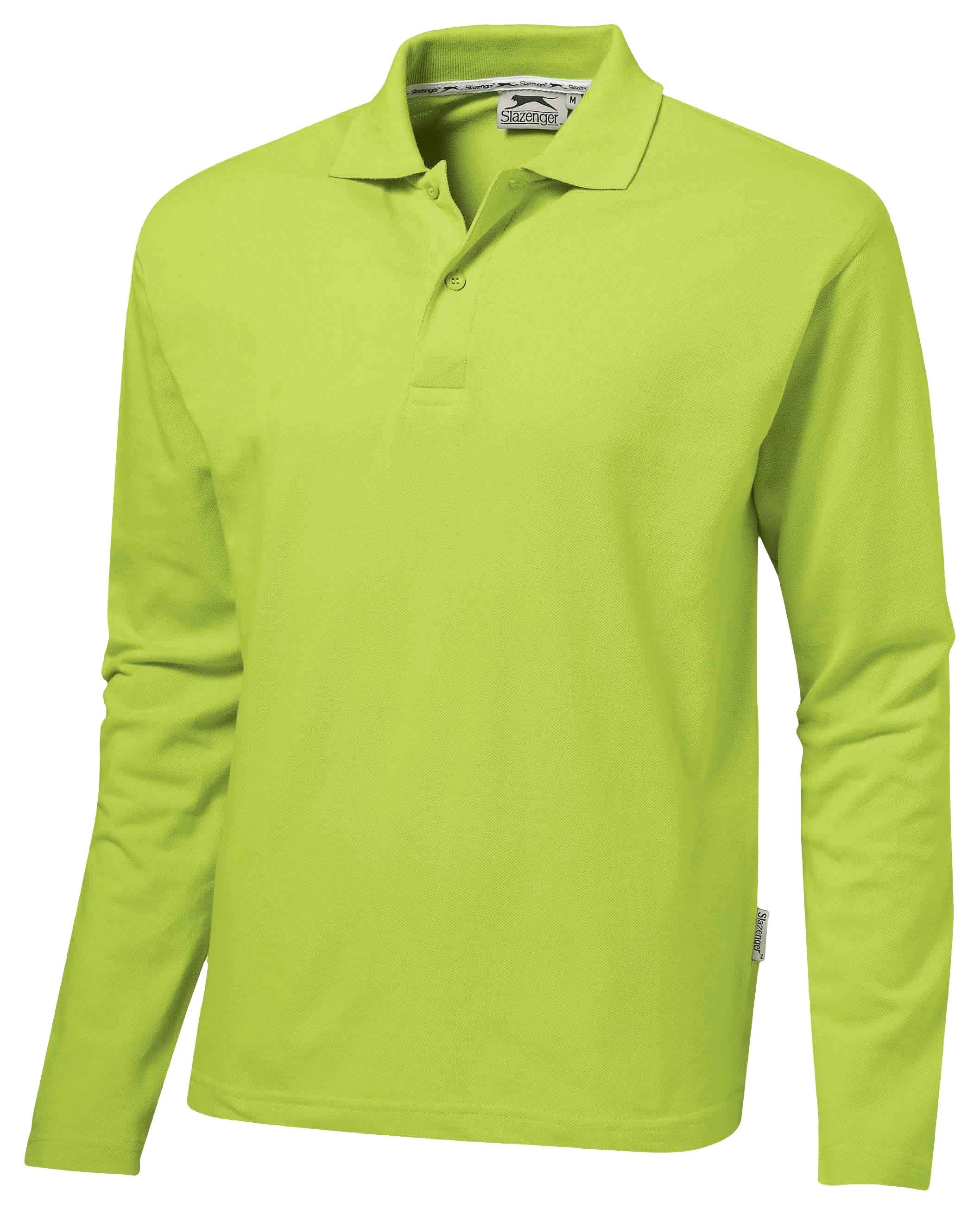 Mens Long Sleeve Zenith Golf Shirt - White Only-