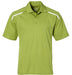 Mens Nyos Golf Shirt - White Only-L-Lime-L