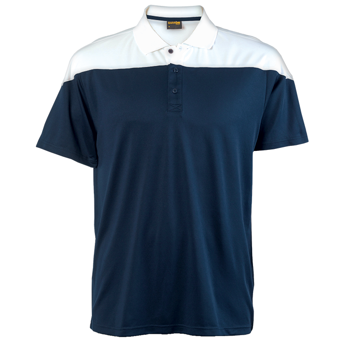 Mens Omega Golfer Navy/White / SML / Regular - Golf Shirts