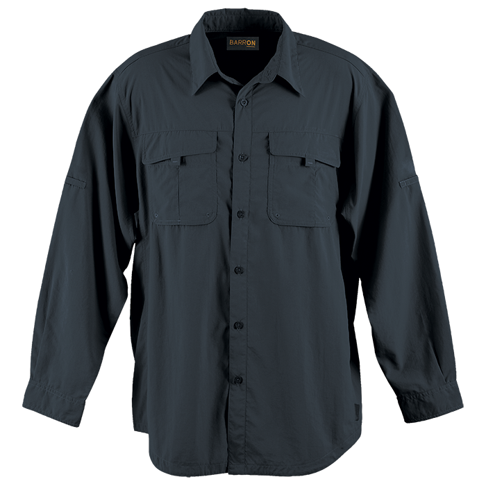 Mens Outback Shirt Granite / SML / Regular - Shirts-Outdoor