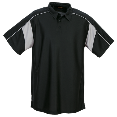 Mens Performance Golfer  Black/Silver / SML / Last 