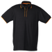 Mens Piping Golfer  Black/Orange / SML / Last Buy - 